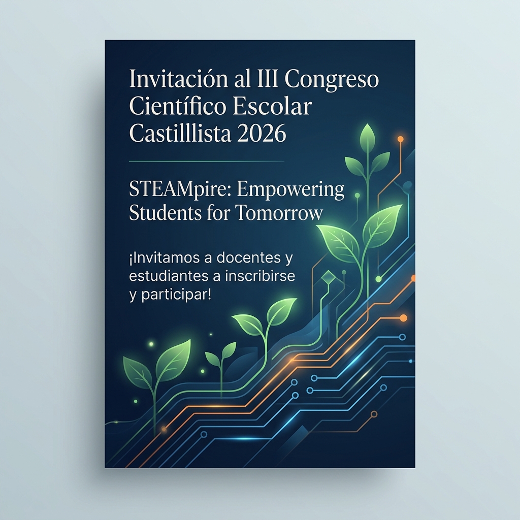 Invitación al Tercer Congreso Científico Escolar Castillista 2026